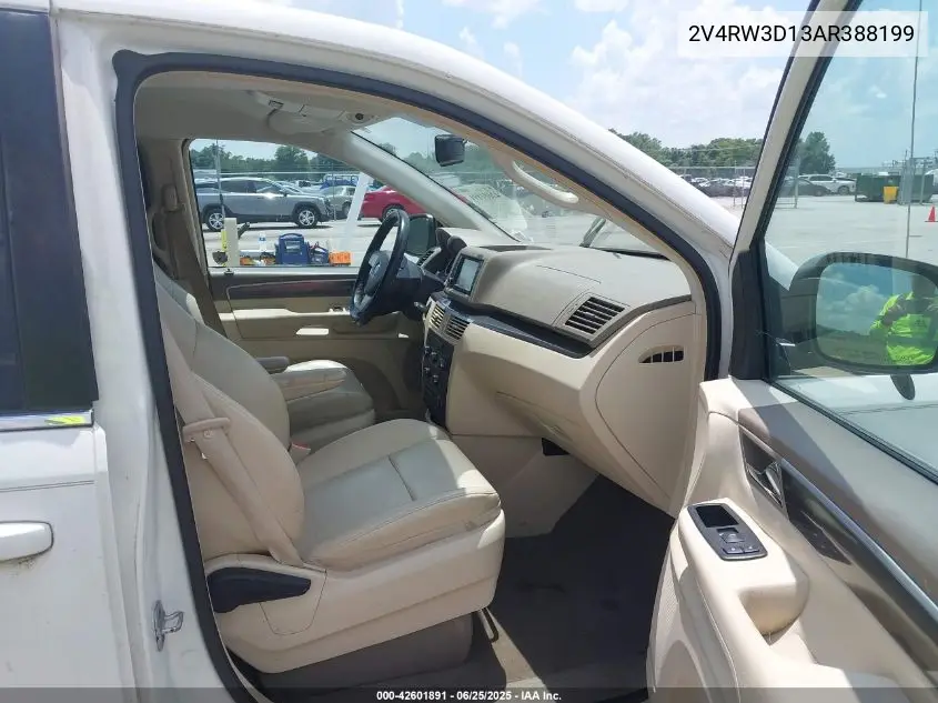 2010 Volkswagen Routan Se VIN: 2V4RW3D13AR388199 Lot: 42601891