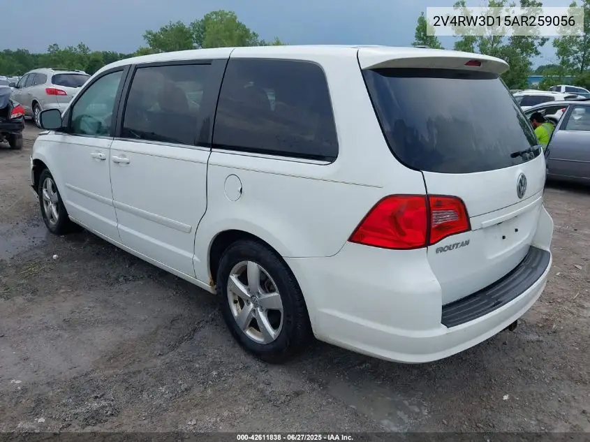 2010 Volkswagen Routan Se VIN: 2V4RW3D15AR259056 Lot: 42611838