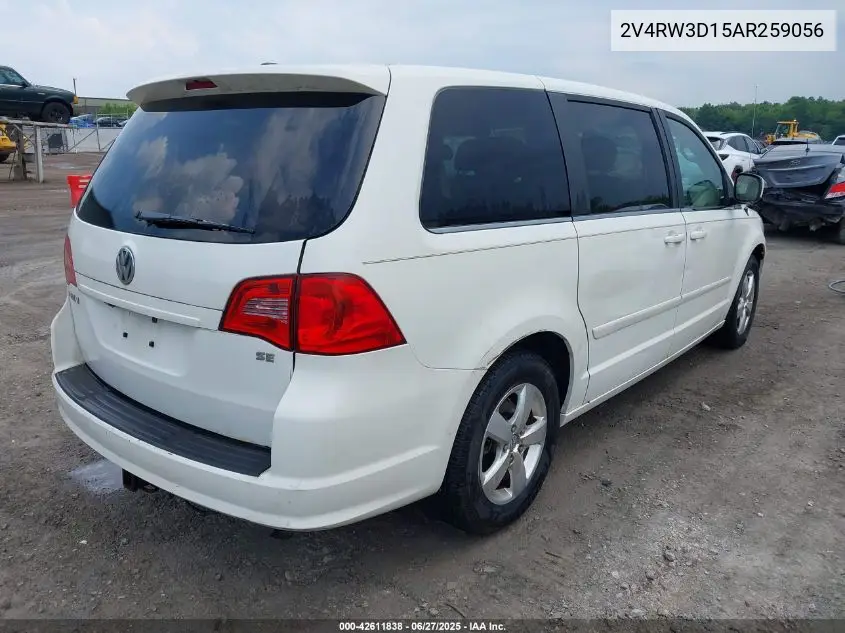 2010 Volkswagen Routan Se VIN: 2V4RW3D15AR259056 Lot: 42611838