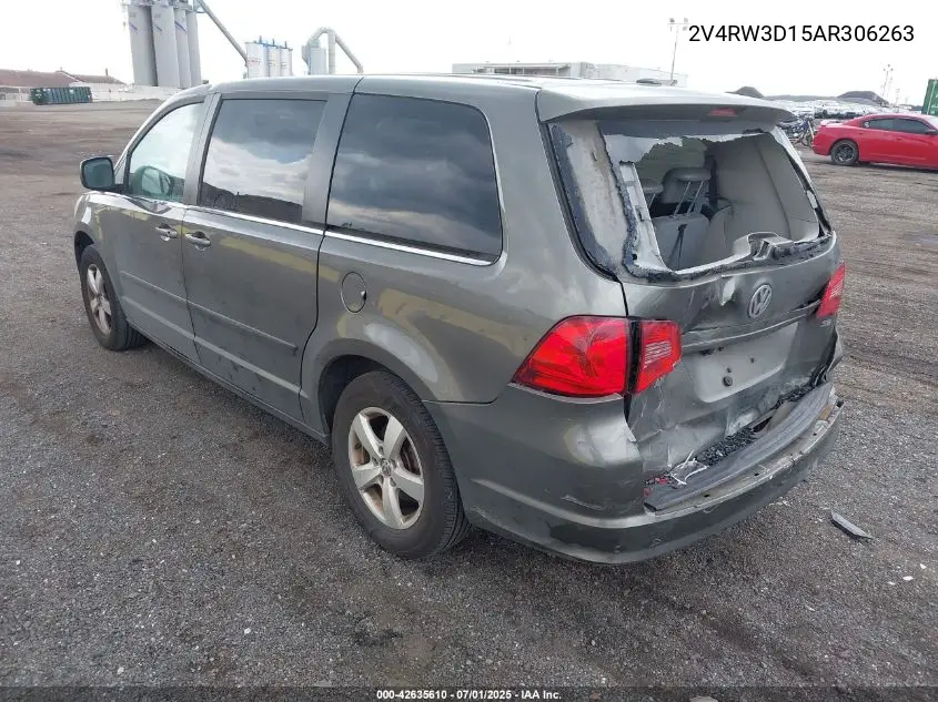 2010 Volkswagen Routan Se VIN: 2V4RW3D15AR306263 Lot: 42635610