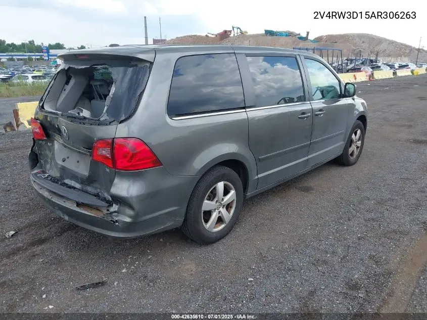 2010 Volkswagen Routan Se VIN: 2V4RW3D15AR306263 Lot: 42635610
