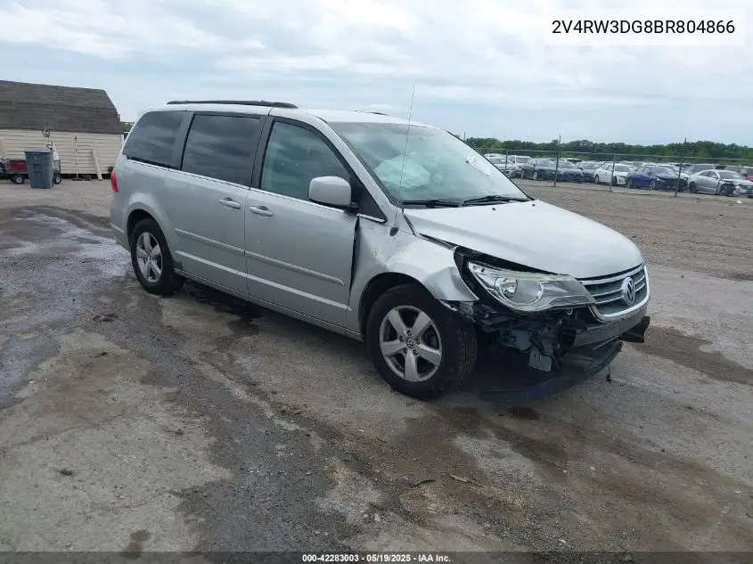 2011 Volkswagen Routan Se VIN: 2V4RW3DG8BR804866 Lot: 42283003