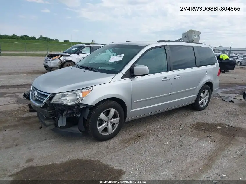 2011 Volkswagen Routan Se VIN: 2V4RW3DG8BR804866 Lot: 42283003