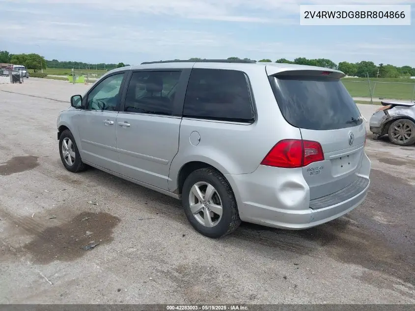 2011 Volkswagen Routan Se VIN: 2V4RW3DG8BR804866 Lot: 42283003