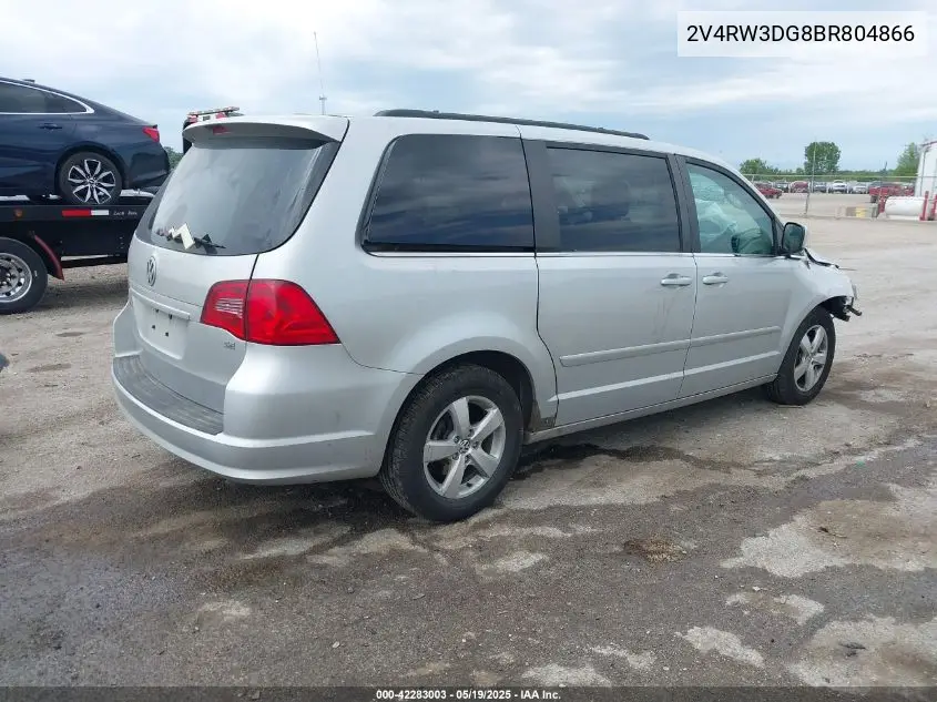 2011 Volkswagen Routan Se VIN: 2V4RW3DG8BR804866 Lot: 42283003