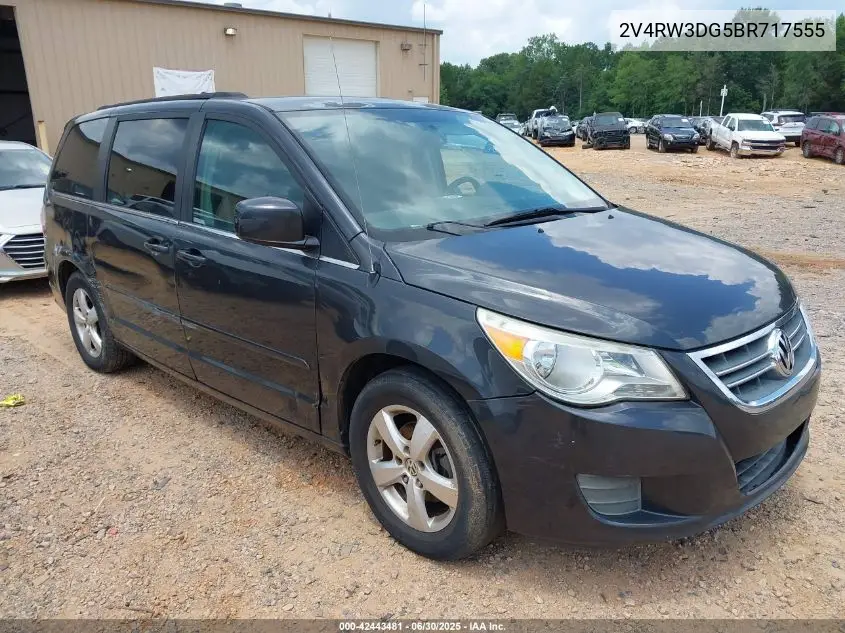2011 Volkswagen Routan Se VIN: 2V4RW3DG5BR717555 Lot: 42443481