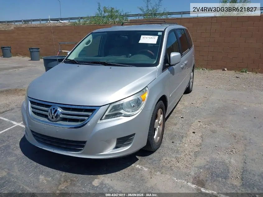2011 Volkswagen Routan Se VIN: 2V4RW3DG3BR621827 Lot: 42471811
