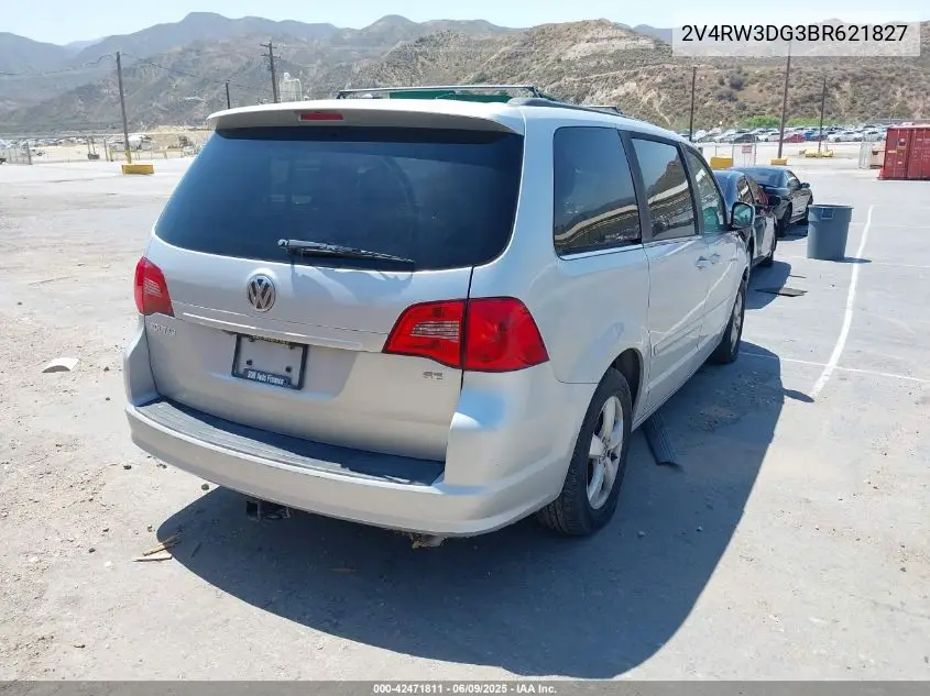 2011 Volkswagen Routan Se VIN: 2V4RW3DG3BR621827 Lot: 42471811