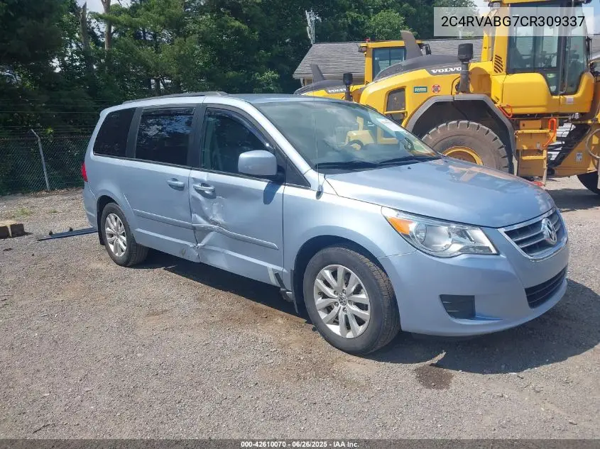 2012 Volkswagen Routan Se VIN: 2C4RVABG7CR309337 Lot: 42610070