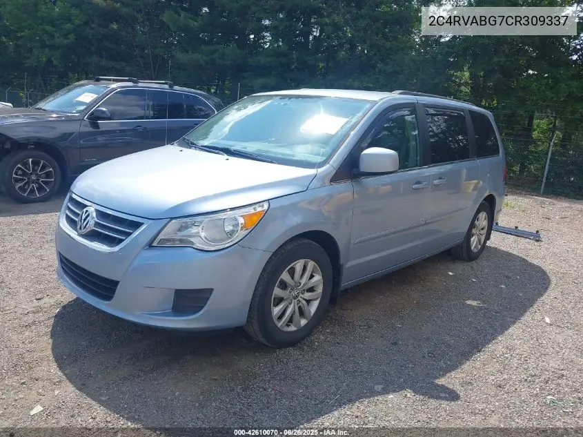 2012 Volkswagen Routan Se VIN: 2C4RVABG7CR309337 Lot: 42610070