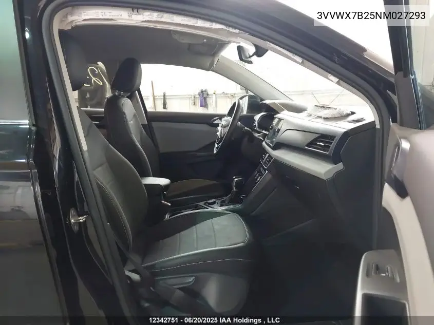 2022 Volkswagen Taos Se VIN: 3VVWX7B25NM027293 Lot: 12342751
