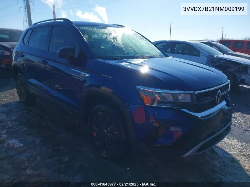 2022 Volkswagen Taos 1.5T S VIN: 3VVDX7B21NM009199 Lot: 41643977