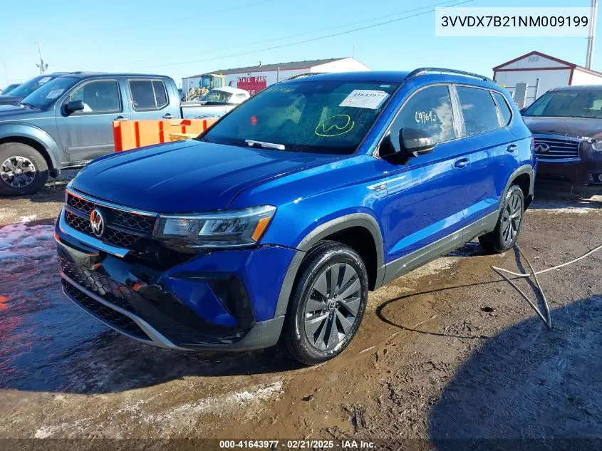 2022 Volkswagen Taos 1.5T S VIN: 3VVDX7B21NM009199 Lot: 41643977