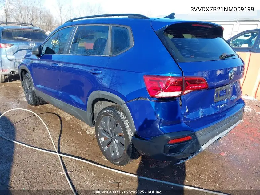 2022 Volkswagen Taos 1.5T S VIN: 3VVDX7B21NM009199 Lot: 41643977