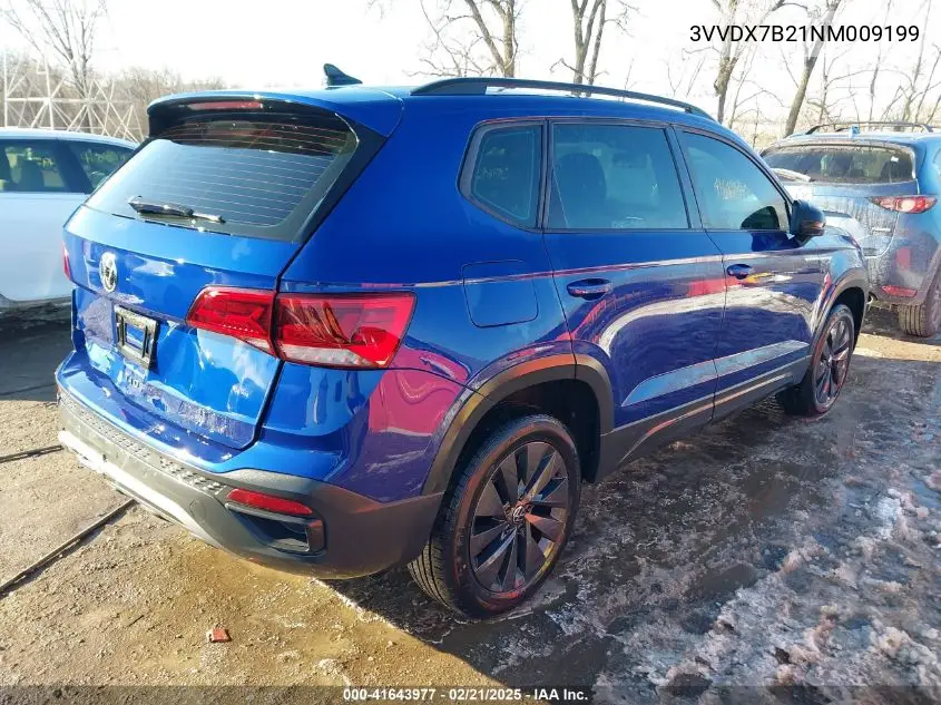 2022 Volkswagen Taos 1.5T S VIN: 3VVDX7B21NM009199 Lot: 41643977
