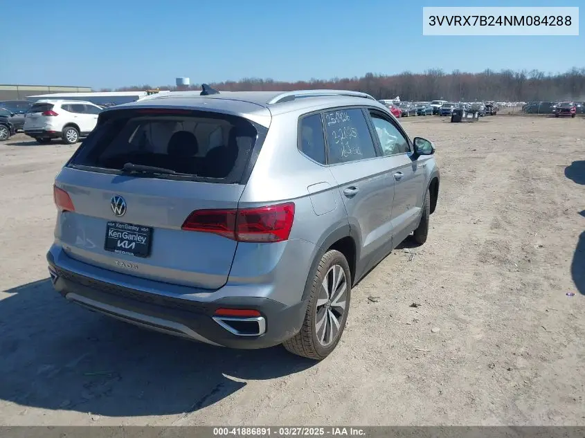 2022 Volkswagen Taos 1.5T Se VIN: 3VVRX7B24NM084288 Lot: 41886891
