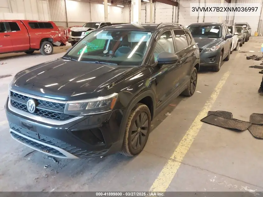 2022 Volkswagen Taos 1.5T S VIN: 3VVMX7B2XNM036997 Lot: 41899800