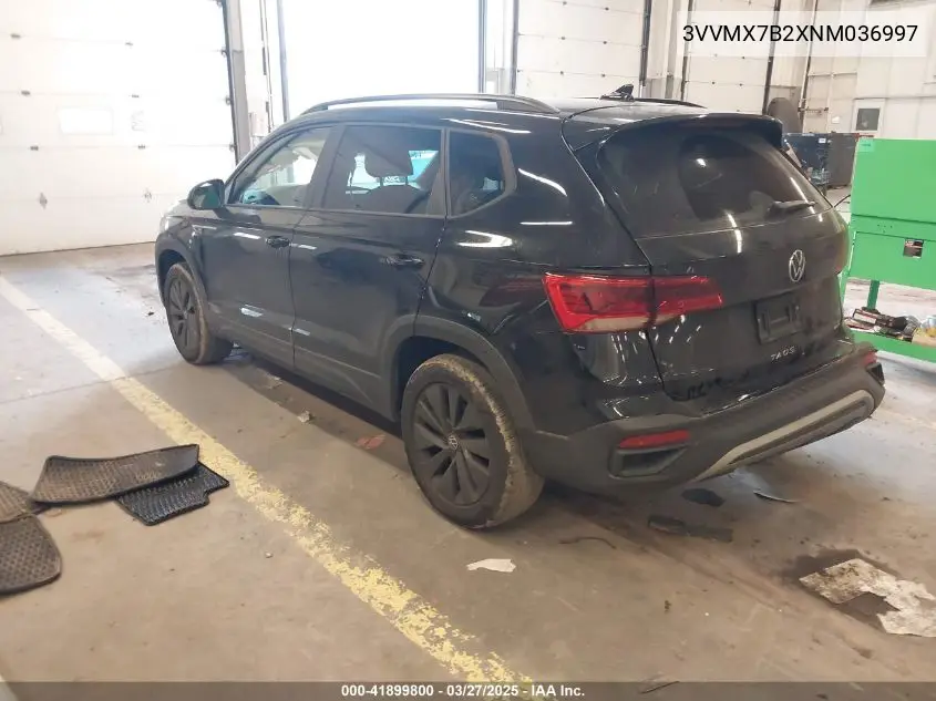2022 Volkswagen Taos 1.5T S VIN: 3VVMX7B2XNM036997 Lot: 41899800