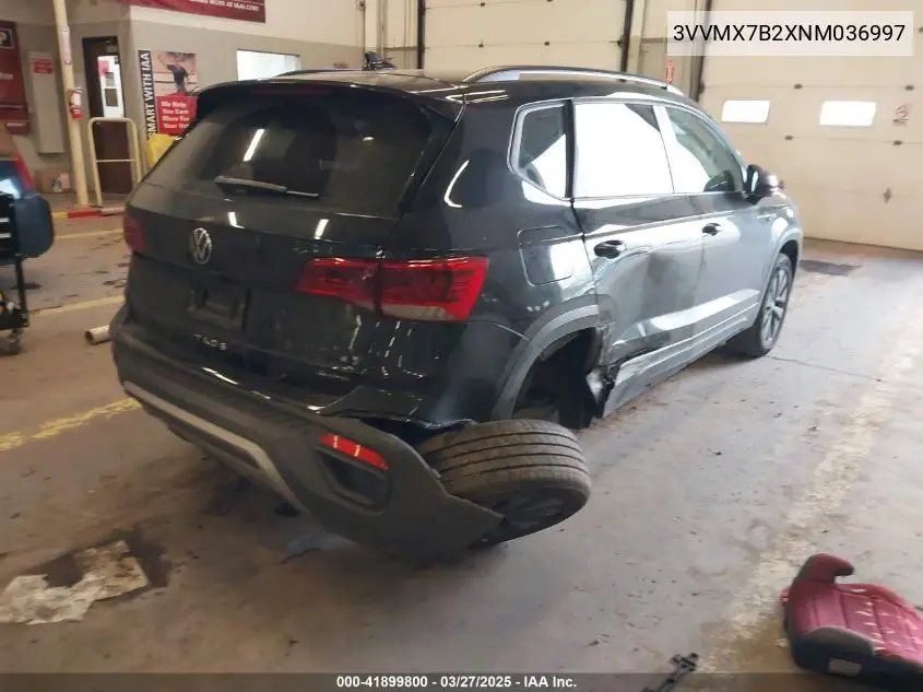 2022 Volkswagen Taos 1.5T S VIN: 3VVMX7B2XNM036997 Lot: 41899800