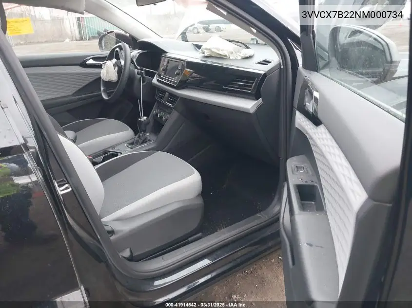 2022 Volkswagen Taos 1.5T S VIN: 3VVCX7B22NM000734 Lot: 41914542
