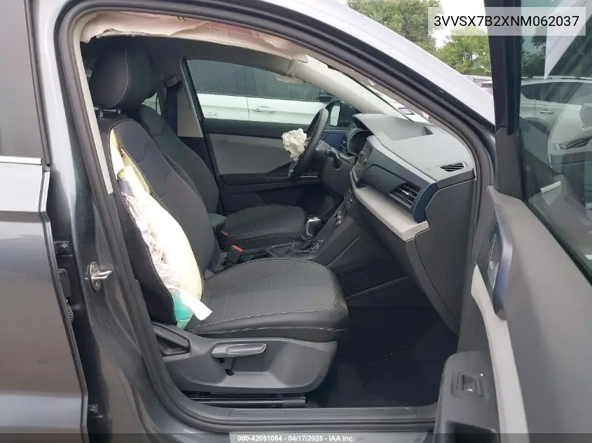 2022 Volkswagen Taos 1.5T Se VIN: 3VVSX7B2XNM062037 Lot: 42051064