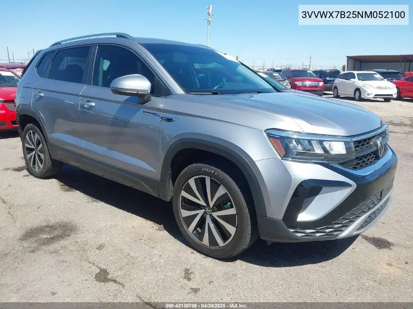 2022 Volkswagen Taos 1.5T Se VIN: 3VVWX7B25NM052100 Lot: 42130706