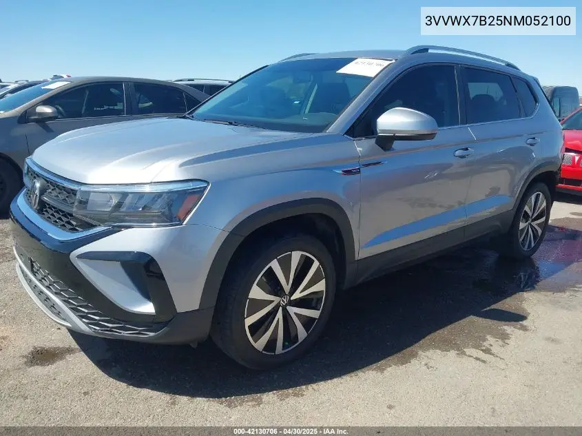 2022 Volkswagen Taos 1.5T Se VIN: 3VVWX7B25NM052100 Lot: 42130706