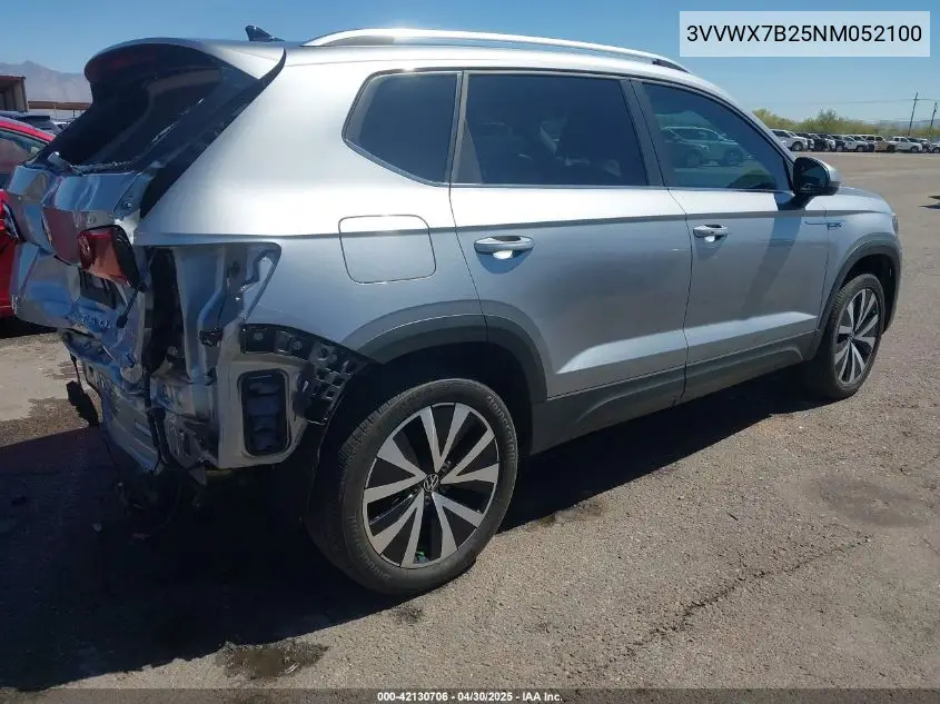 2022 Volkswagen Taos 1.5T Se VIN: 3VVWX7B25NM052100 Lot: 42130706