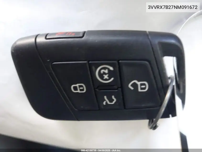 2022 Volkswagen Taos 1.5T Se VIN: 3VVRX7B27NM091672 Lot: 42158739