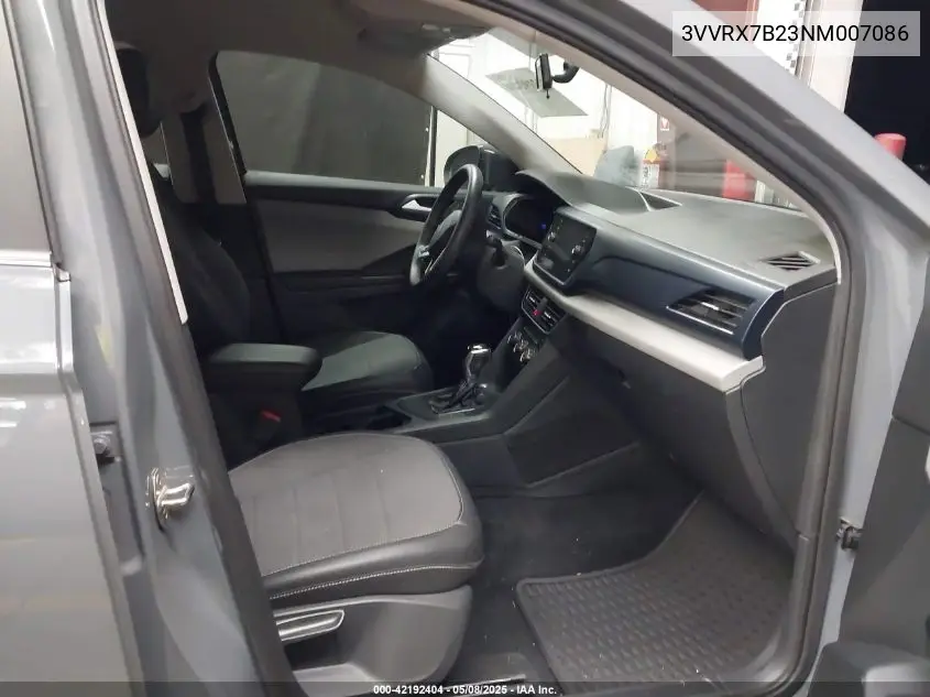 2022 Volkswagen Taos 1.5T Se VIN: 3VVRX7B23NM007086 Lot: 42192404