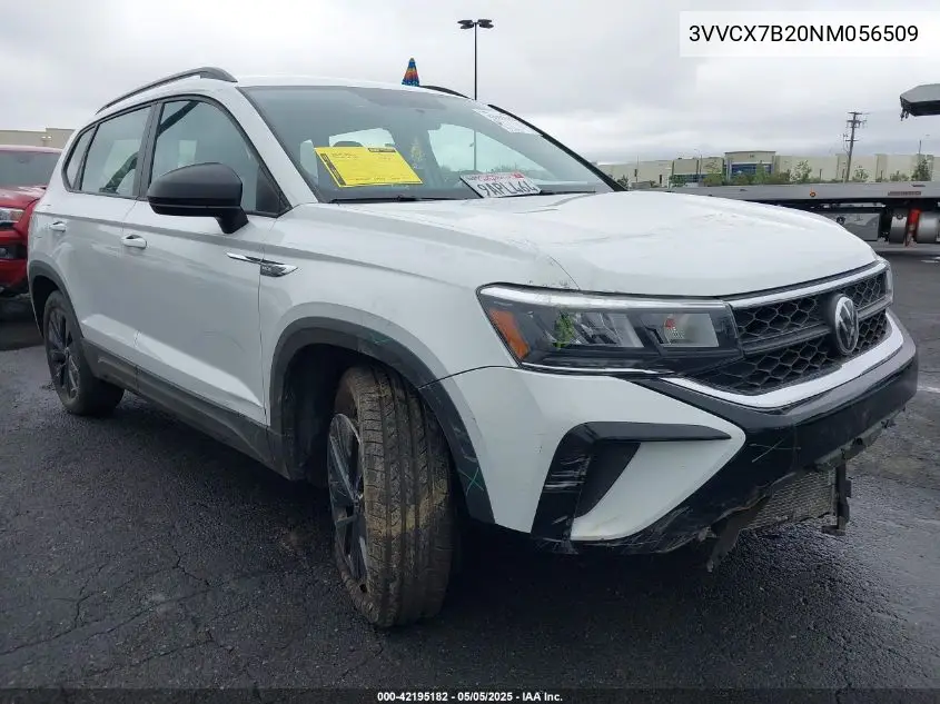 2022 Volkswagen Taos 1.5T S VIN: 3VVCX7B20NM056509 Lot: 42195182