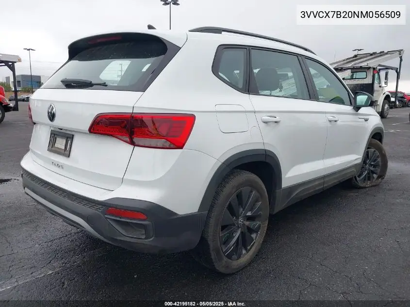 2022 Volkswagen Taos 1.5T S VIN: 3VVCX7B20NM056509 Lot: 42195182