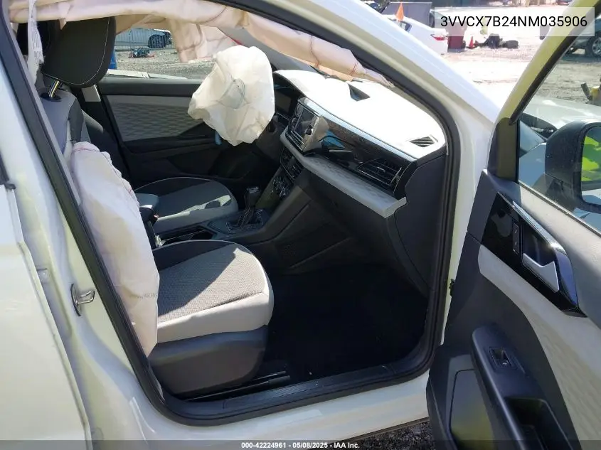 2022 Volkswagen Taos 1.5T S VIN: 3VVCX7B24NM035906 Lot: 42224961