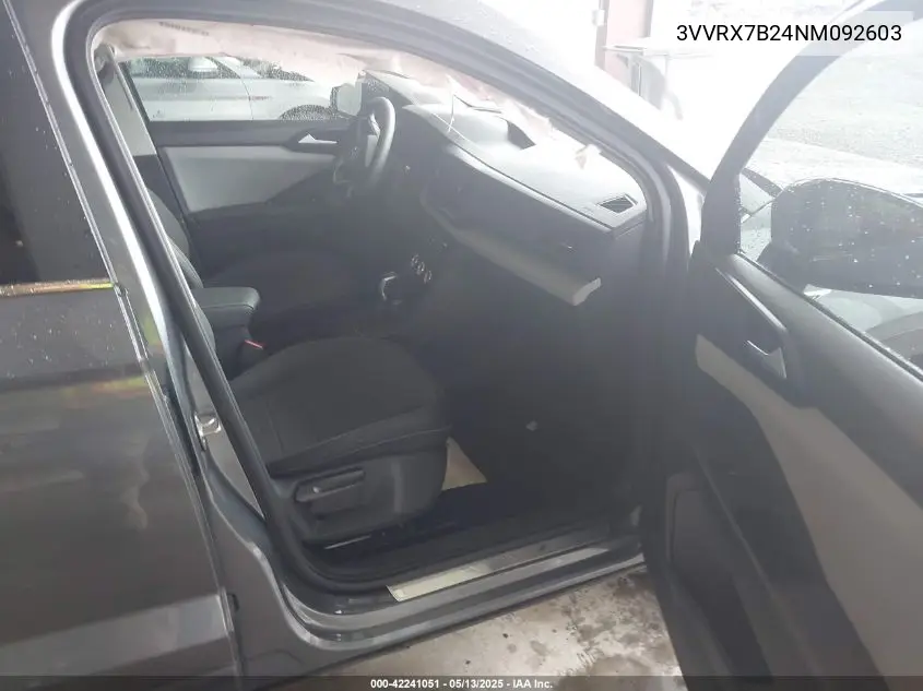 2022 Volkswagen Taos 1.5T Se VIN: 3VVRX7B24NM092603 Lot: 42241051