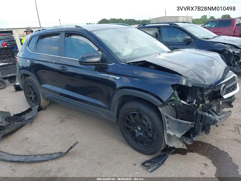 2022 Volkswagen Taos 1.5T Se VIN: 3VVRX7B28NM010498 Lot: 42426136
