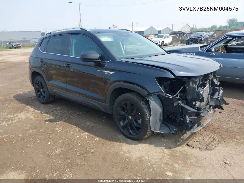 2022 Volkswagen Taos 1.5T Se VIN: 3VVLX7B26NM004575 Lot: 42447315