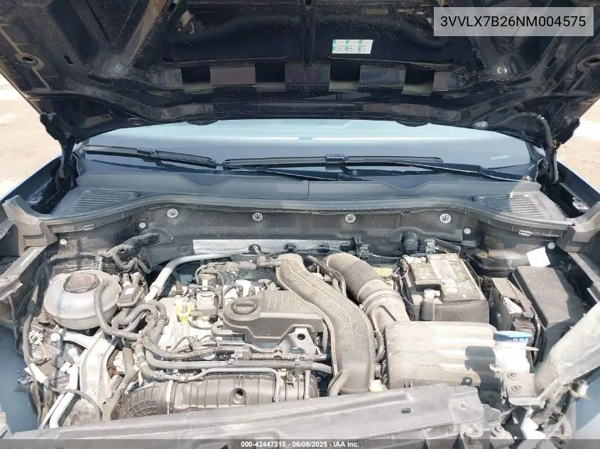 2022 Volkswagen Taos 1.5T Se VIN: 3VVLX7B26NM004575 Lot: 42447315