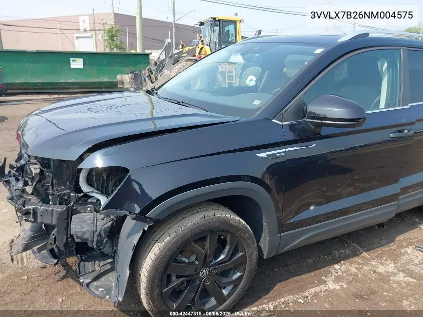 2022 Volkswagen Taos 1.5T Se VIN: 3VVLX7B26NM004575 Lot: 42447315