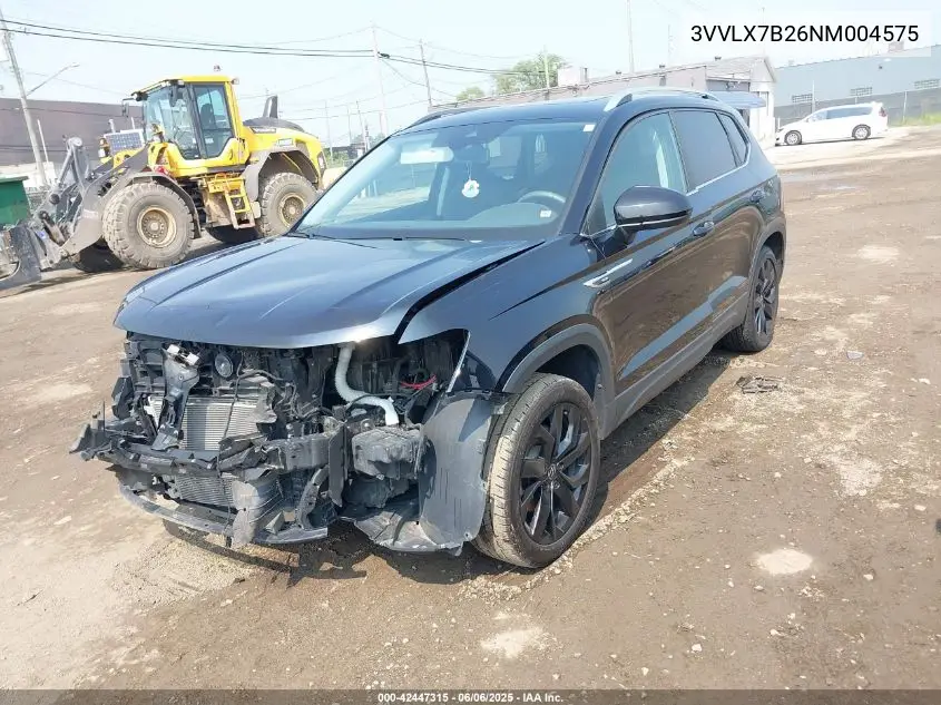 2022 Volkswagen Taos 1.5T Se VIN: 3VVLX7B26NM004575 Lot: 42447315