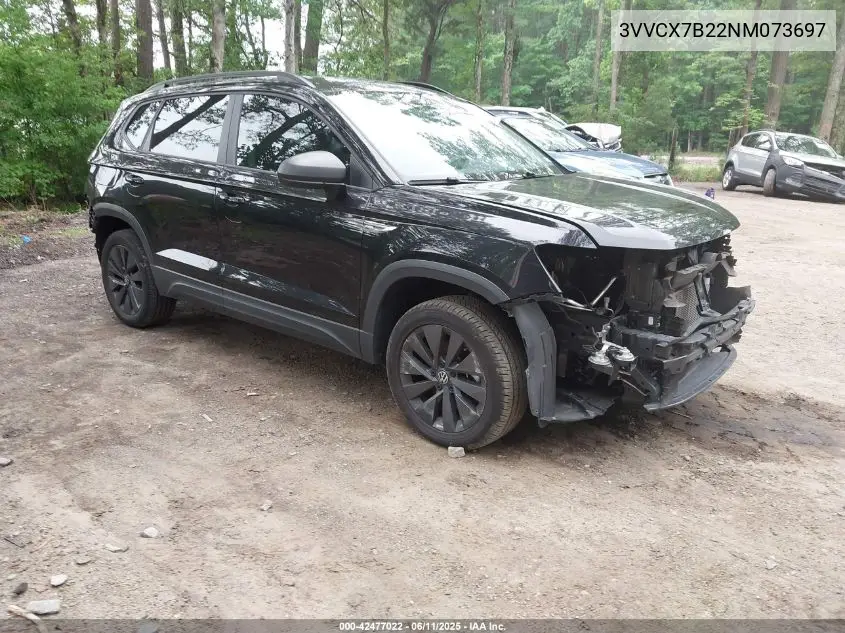2022 Volkswagen Taos 1.5T S VIN: 3VVCX7B22NM073697 Lot: 42477022