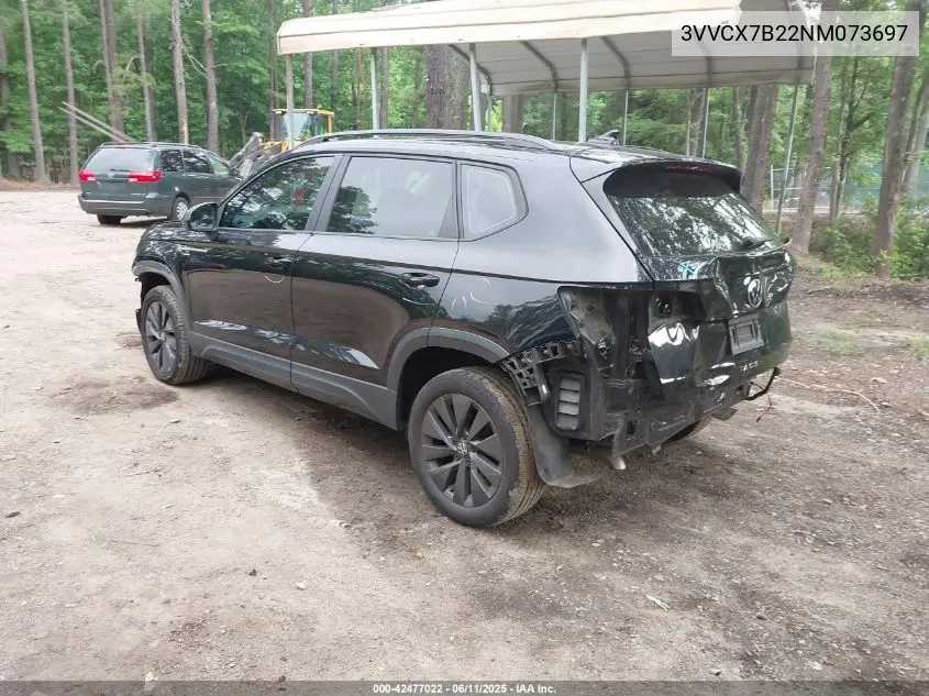 2022 Volkswagen Taos 1.5T S VIN: 3VVCX7B22NM073697 Lot: 42477022