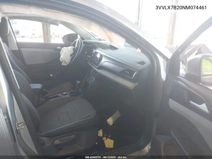 2022 Volkswagen Taos 1.5T Se VIN: 3VVLX7B20NM074461 Lot: 42482751
