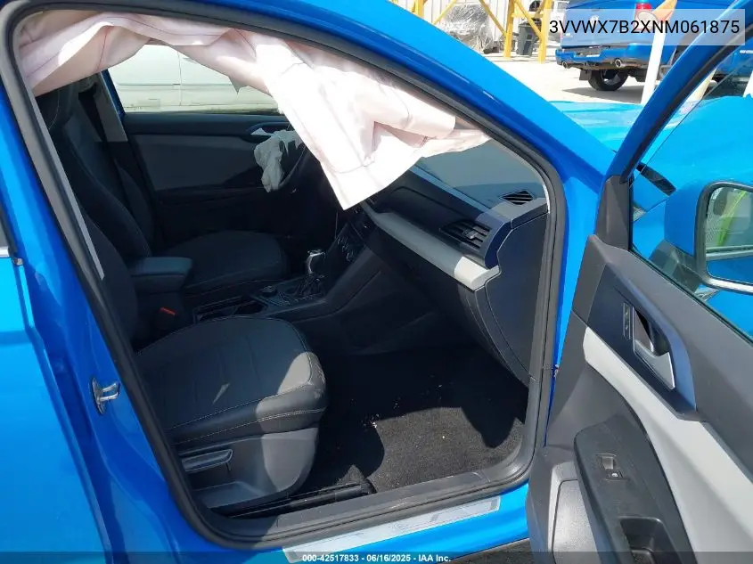 2022 Volkswagen Taos 1.5T Se VIN: 3VVWX7B2XNM061875 Lot: 42517833