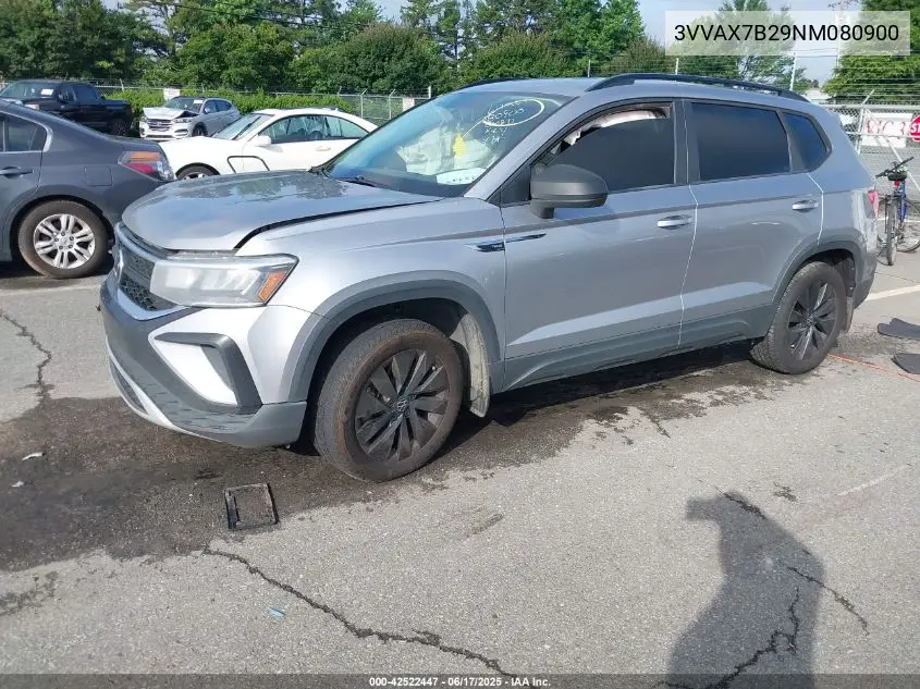 2022 Volkswagen Taos 1.5T S VIN: 3VVAX7B29NM080900 Lot: 42522447