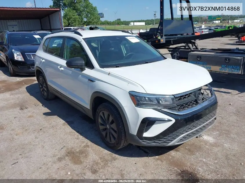 2022 Volkswagen Taos 1.5T S VIN: 3VVDX7B2XNM014868 Lot: 42565494