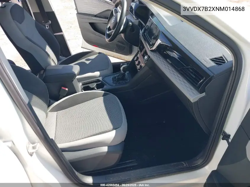 2022 Volkswagen Taos 1.5T S VIN: 3VVDX7B2XNM014868 Lot: 42565494