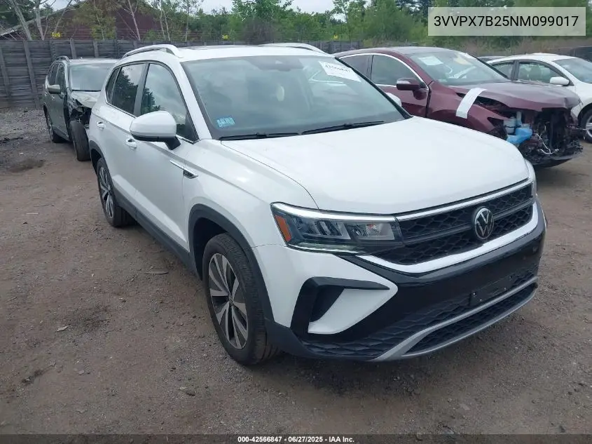 2022 Volkswagen Taos 1.5T Se VIN: 3VVPX7B25NM099017 Lot: 42566847