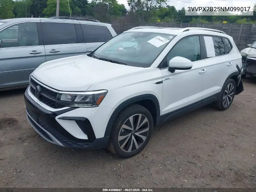 2022 Volkswagen Taos 1.5T Se VIN: 3VVPX7B25NM099017 Lot: 42566847