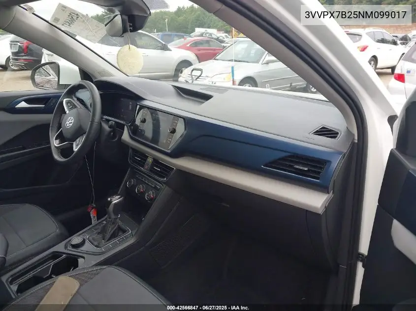 2022 Volkswagen Taos 1.5T Se VIN: 3VVPX7B25NM099017 Lot: 42566847