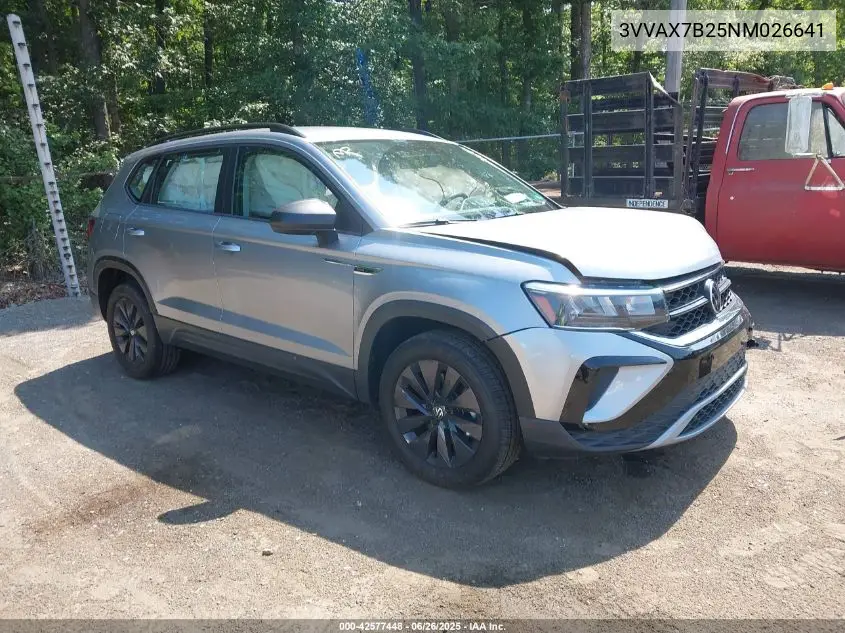 2022 Volkswagen Taos 1.5T S VIN: 3VVAX7B25NM026641 Lot: 42577448